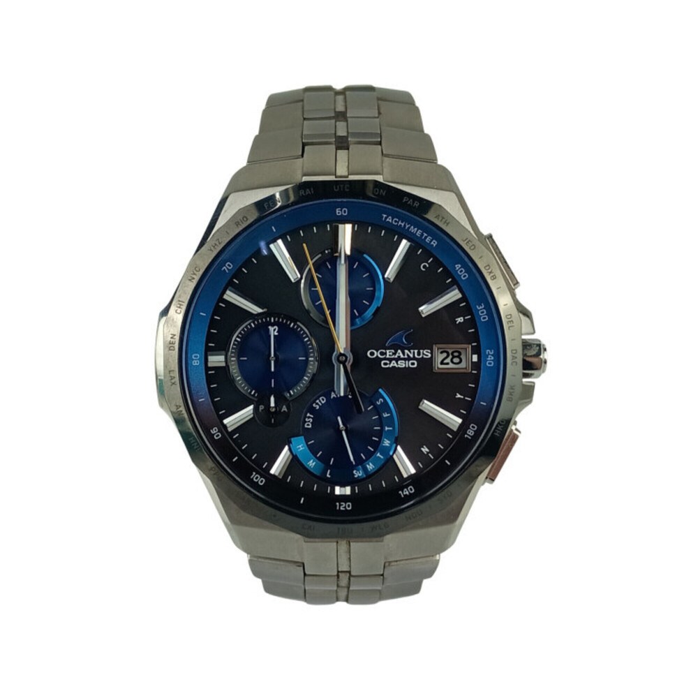 CASIO Oceanus Manta OCW-S5000-1AJF Black Dial Titanium Men's Watch